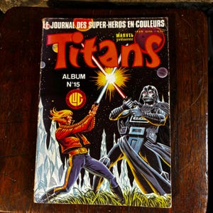 Vintage Star Wars Comic Graphic Novel Book: Marvel Titans AUF FRANZÖSISCH Von Archie Goodwin, Carmine Säuglingino & Gene Day Editions Lug 1980