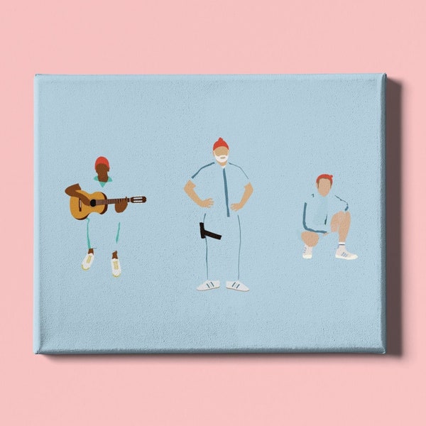 Aquatic Canvas Art Etsy