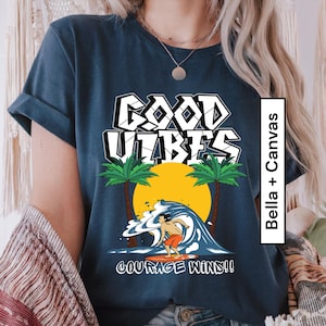 Good Vibes Graphic Tee: Inspirational Unisex Cotton T-Shirt