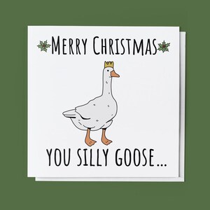 Joyeux Noël, stupide oie - Carte de Noël / Noël / Jours fériés