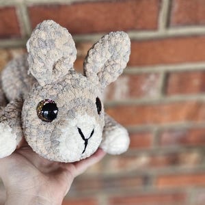 Handmade Crocheted Bunny Plush Toy | Soft Baby Gift | Cute Amigurumi Bunny |