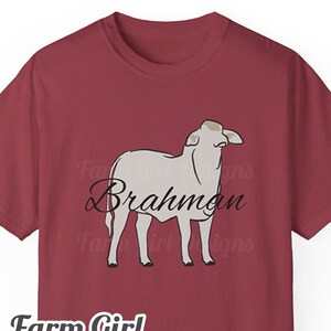 Cattle Breeds- Brahman Comfort Colors Tee | Adult Shirt