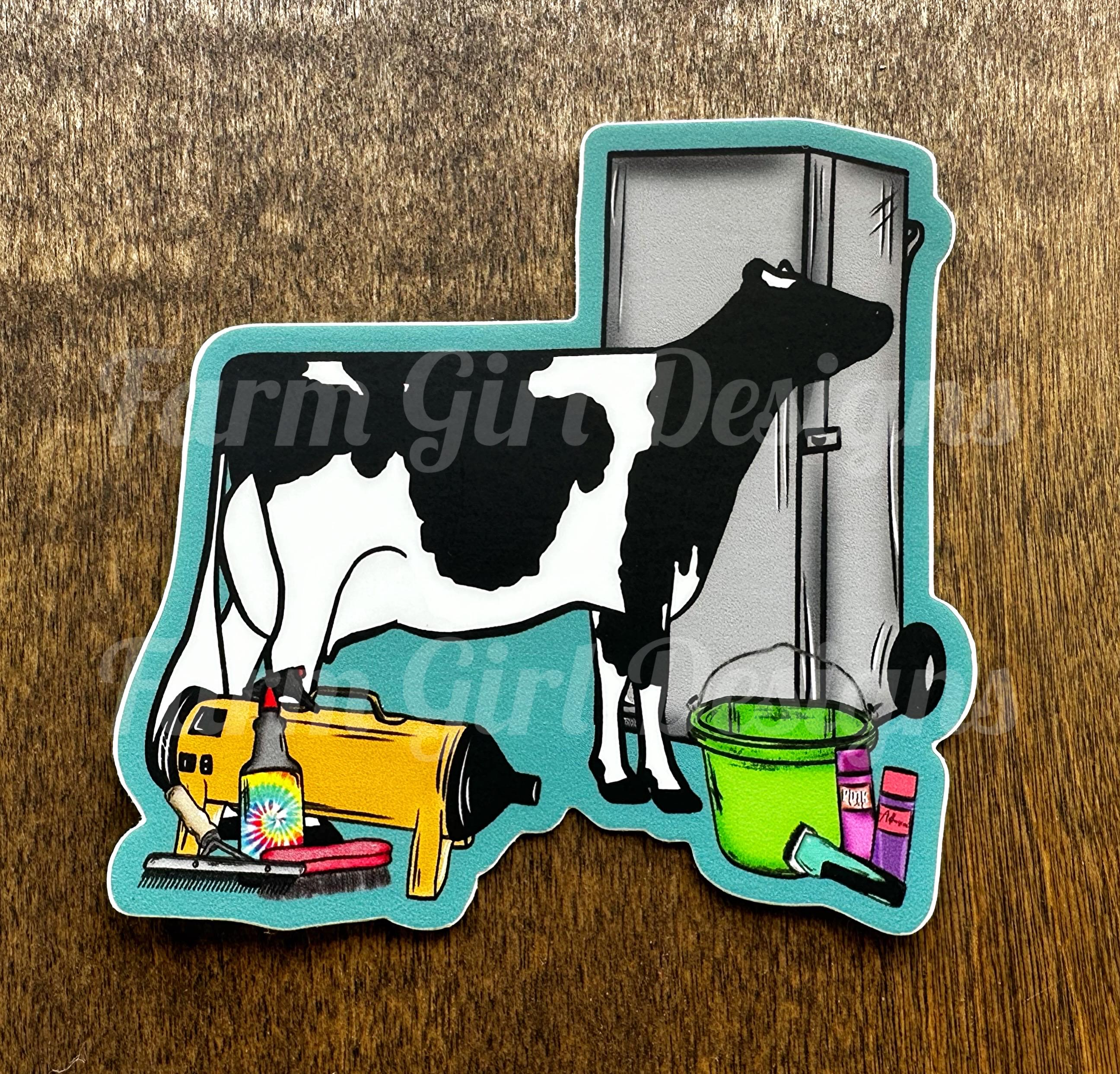 Dairy Show Cattle Breed Stickers | Holstein | Jersey | Brown Swiss - Etsy