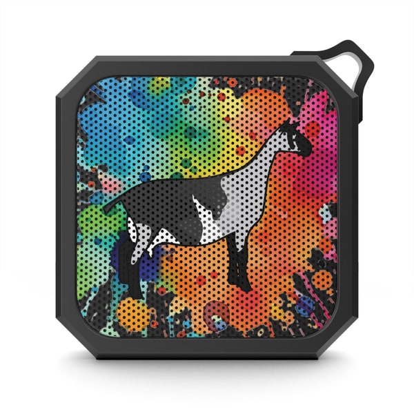 Alpine Dairy Goat Splatter Paint Outdoor Bluetooth Speaker