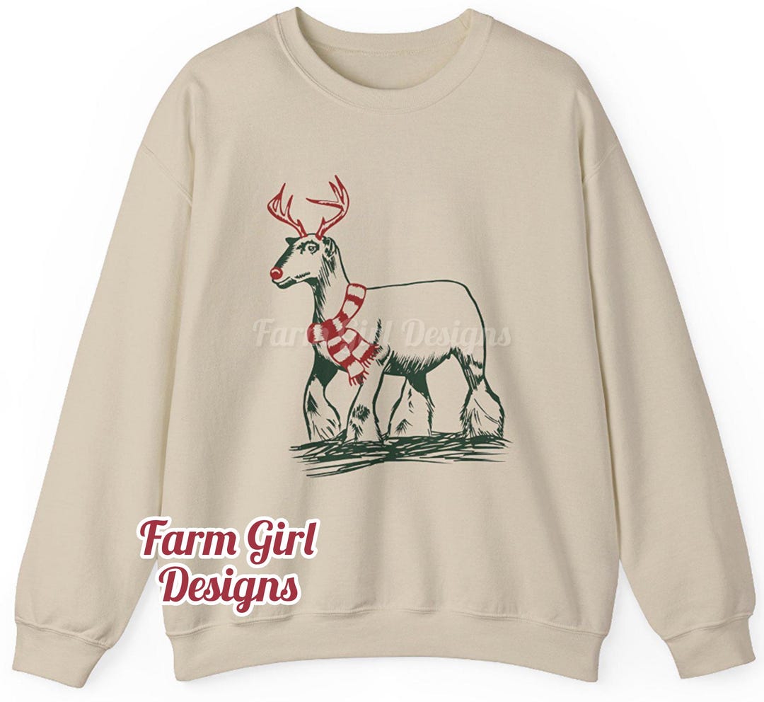 Lamb Art Prints Casual Cotton Sweatshirt