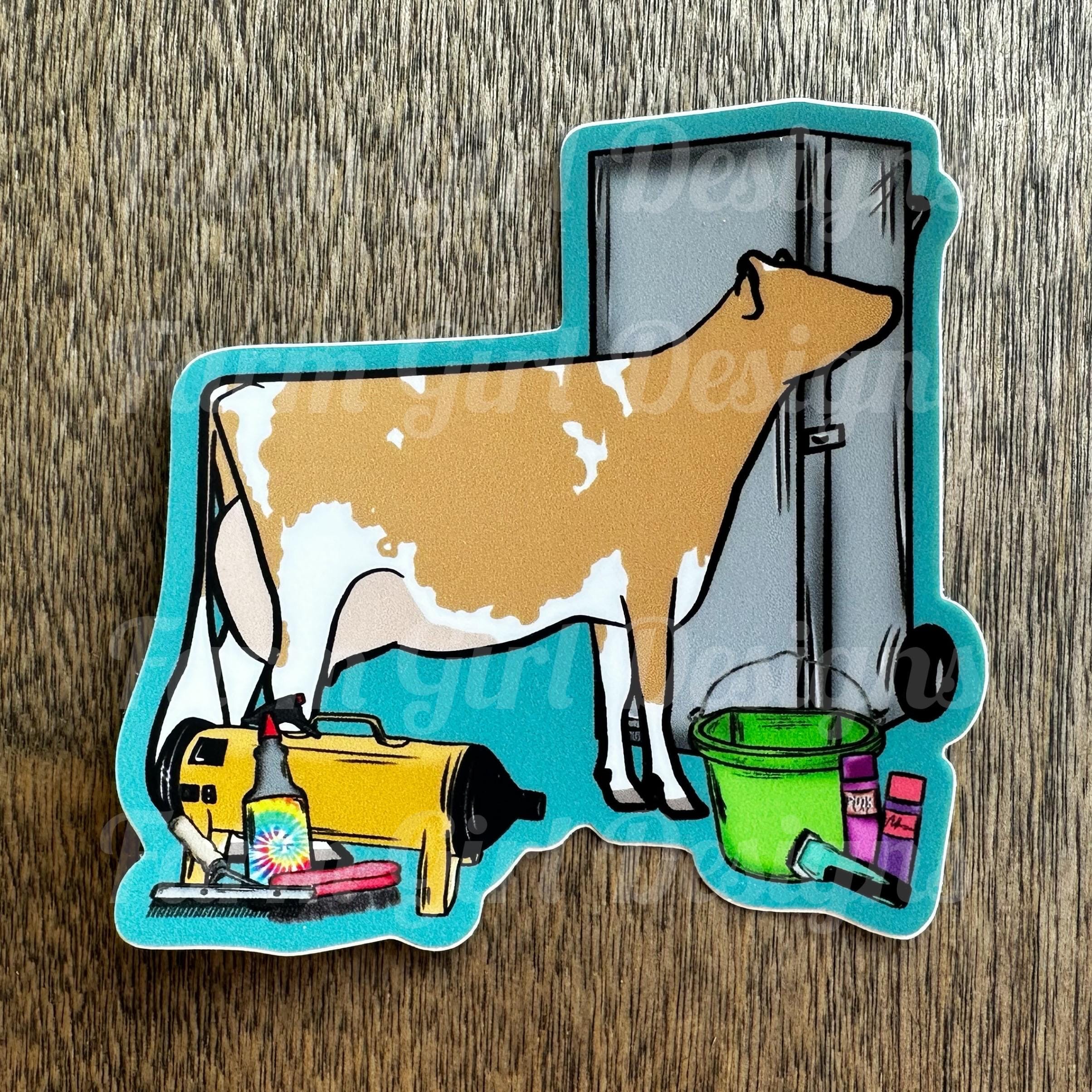 Dairy Show Cattle Breed Stickers | Holstein | Jersey | Brown Swiss - Etsy