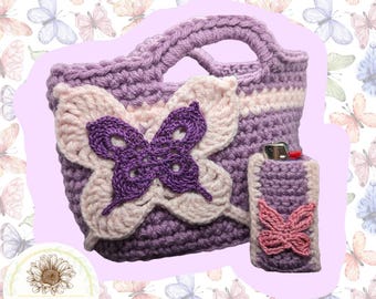 Butterfly Buddy Baggy and Matching Lighter Cozy
