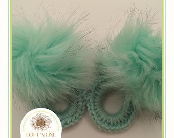 Pom-Pom Twin Hair Ties
