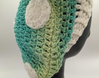 Crochet Acid Mushroom Beret
