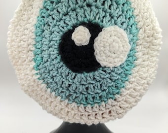 Crochet Eyeball Beret in Multiple Color Options