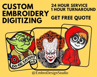 Embroidery Digitizing, logo digitizing, Embroidery digitizing service, Digitizing Embroidery, custom logo design, custom handmade digitizing