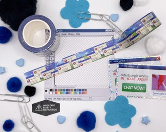 Windows XP error washi tape!
