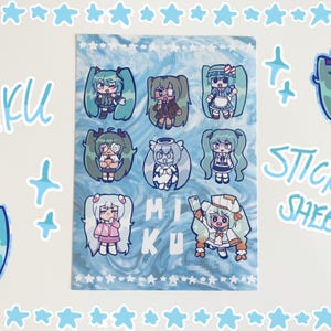 Miku Sticker Sheet!!