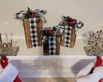 Custom Wooden Seasonal Presents