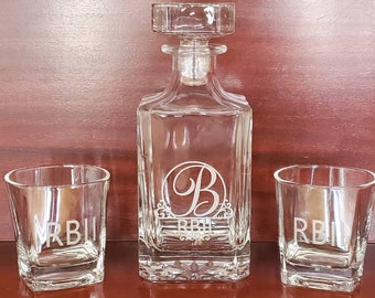 Whiskey decanter, wedding gift, gift for him, retirement, dad gift