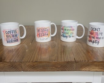 Customized coffee mug, personlized, gift for anyone,