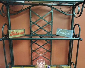 Small Standing Wood Signs, painted/Stained, Vinyl Lettering, Farmhouse, Inspirational, Gifts