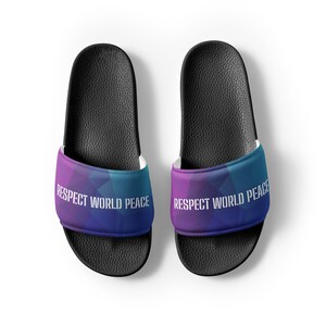 Respect World Peace™ Men&#39;s Slides