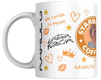Karol G Tropicoqueta, la bichota, 15oz mug, patatasito, latina foreva