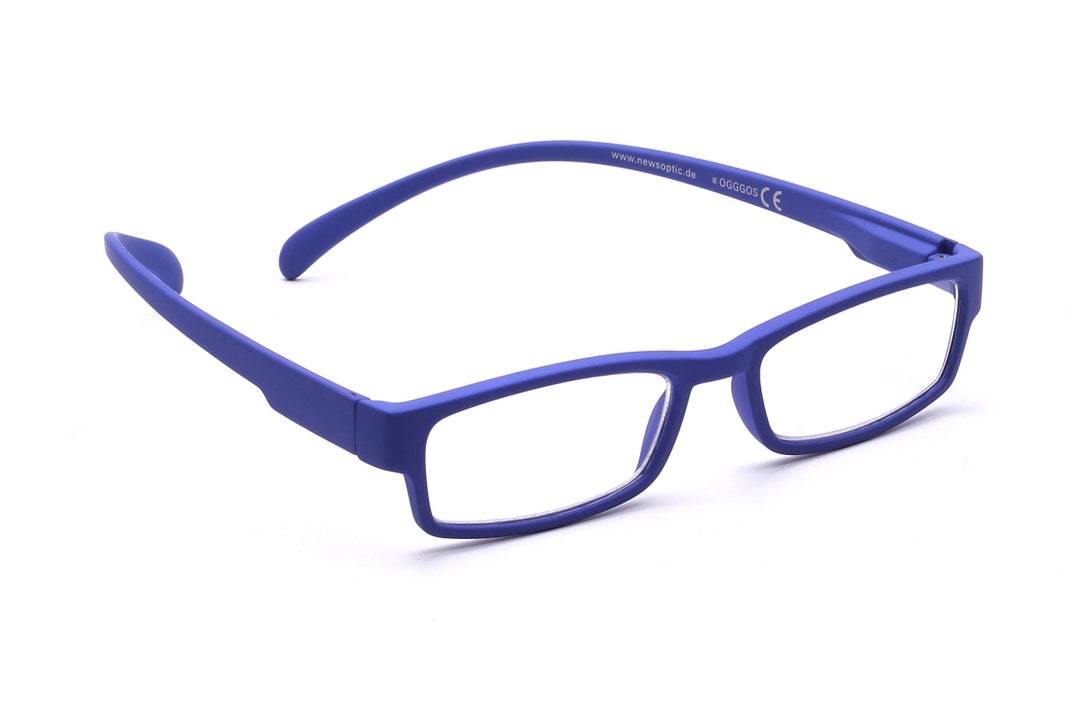 Klammeraffe Reading Glasses 01 Blue New Blue Women Men Flexible