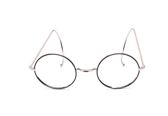 Round Harry Potter Glasses Frame Metal Mod. 1700HP Saddle Bridge