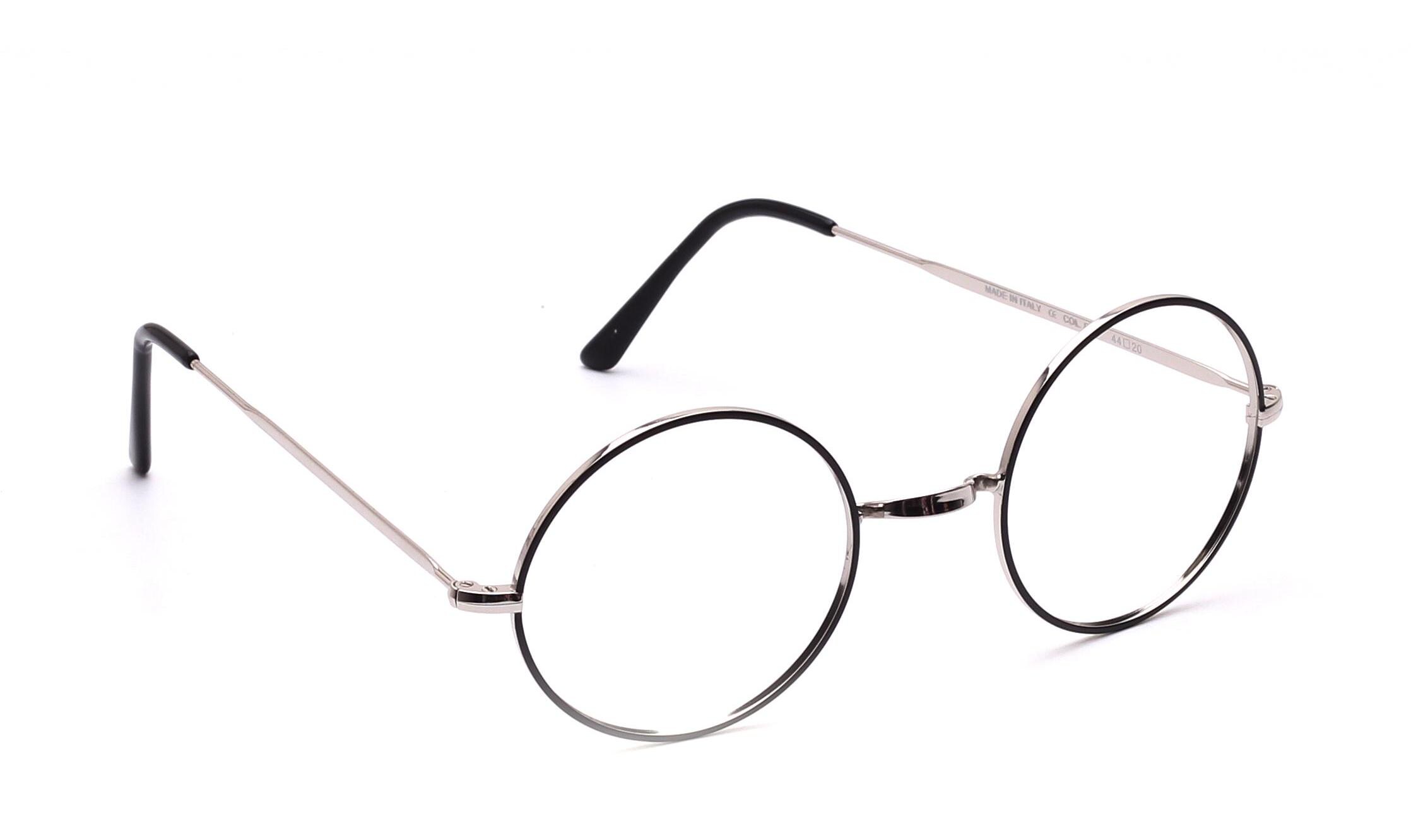 Round Harry Potter Glasses Frame Metal Mod. 1700HP Saddle