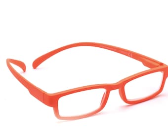 Klammeraffe Lesebrille 01 Eckig Lange Bügel Neckholder viele Farben Bunt Unisex Damen Herren Fertigbrille mit Etui Stärke 1.00 bis 3.50