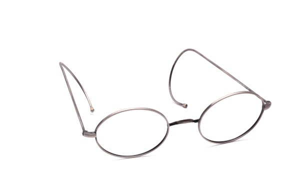 Oval Glasses Frame, Metal Saddle Bridge Without Pads  display picture 1