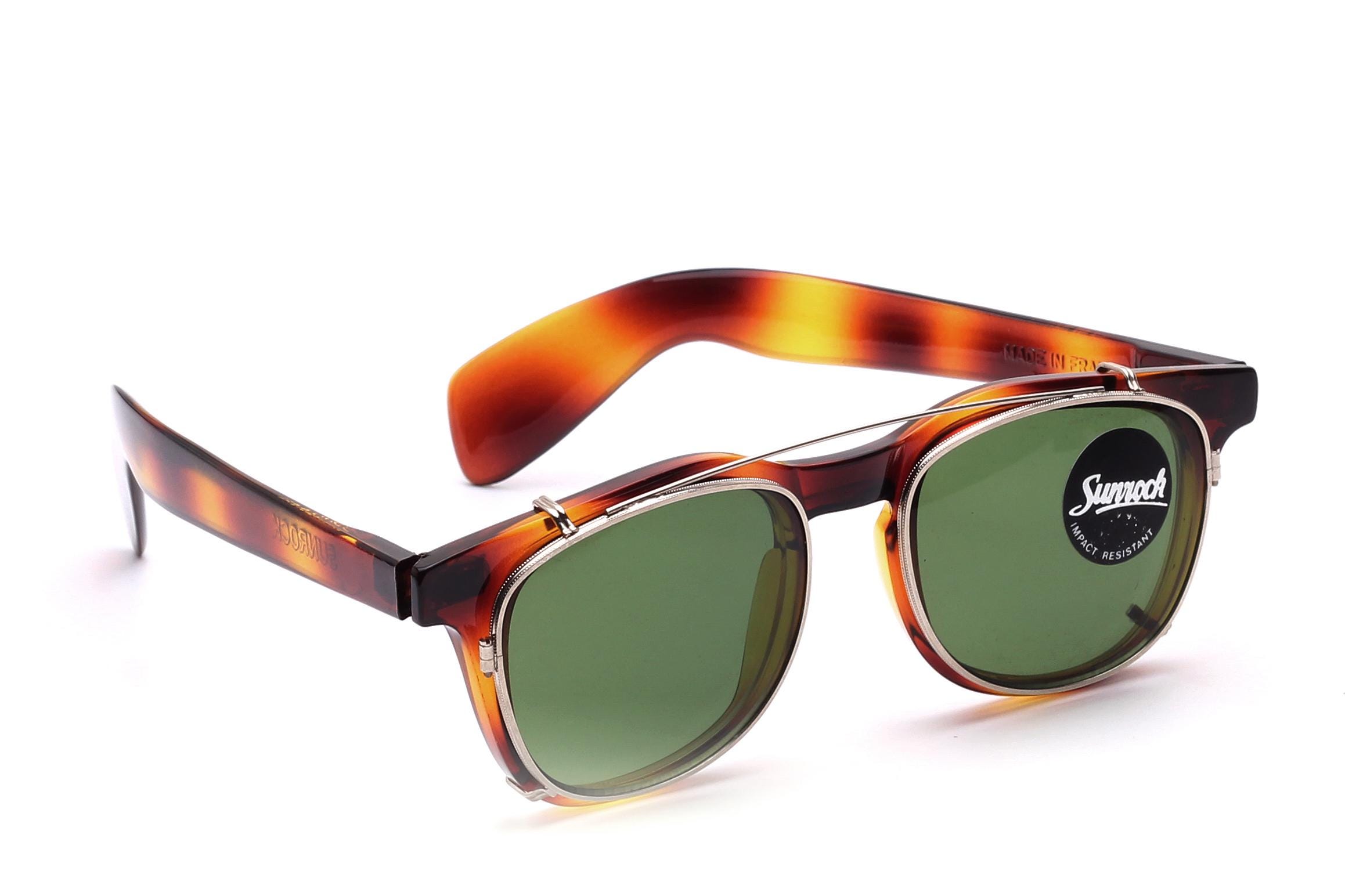 Panto Sunglasses Women Men Acetate Havana Brown With Sun  display picture 3