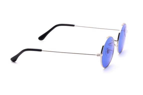 Occhiali Da Sole Rotondi Classici Punk In Metallo Donna Uomo - Foto 8