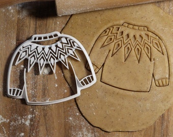 Christmas Sweater Cookie Cutter | Utstikker Jul Genser | Jul Christmas | Koselig | Knitting | Wool Yarn | Craft Tools | Scandinavian