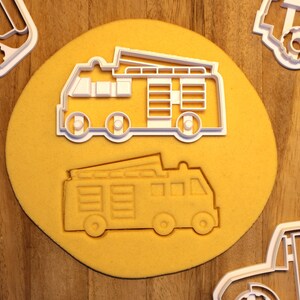 Fire Engine Cookie Cutter | Utstikker Brannbil  | Emergency Services | Firefighter | Fire Truck | Fire Lorry | Craft Tools