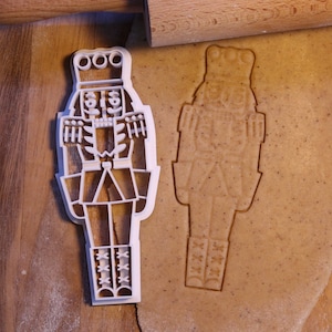 Nutcracker Cookie Cutter | Utstikker | Jul Christmas | Toy Soldier | German Folklore | Craft Tools