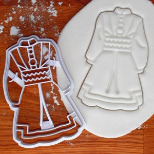 East-Telemark Bunad Cookie Cutter | Utstikker Øst-Telemark Beltestakk Bunad | Norway Norwegian Folk Dress Folklore Nordic Scandinavian