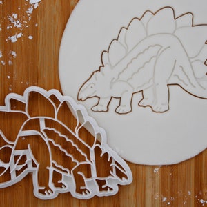 Stegosaurus Cookie Cutter | Fossil Dinosaurs | Stego biscuit cutter | creative hunt kit extinct dinosaur