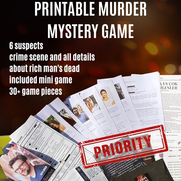 Unsolved Case Files Printable Etsy