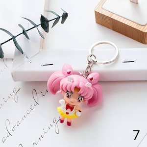 3D Sailors Anime Keychain | Cartoon Keychain |  Sailors Keychain | Bag pendant | Backpack Decoration