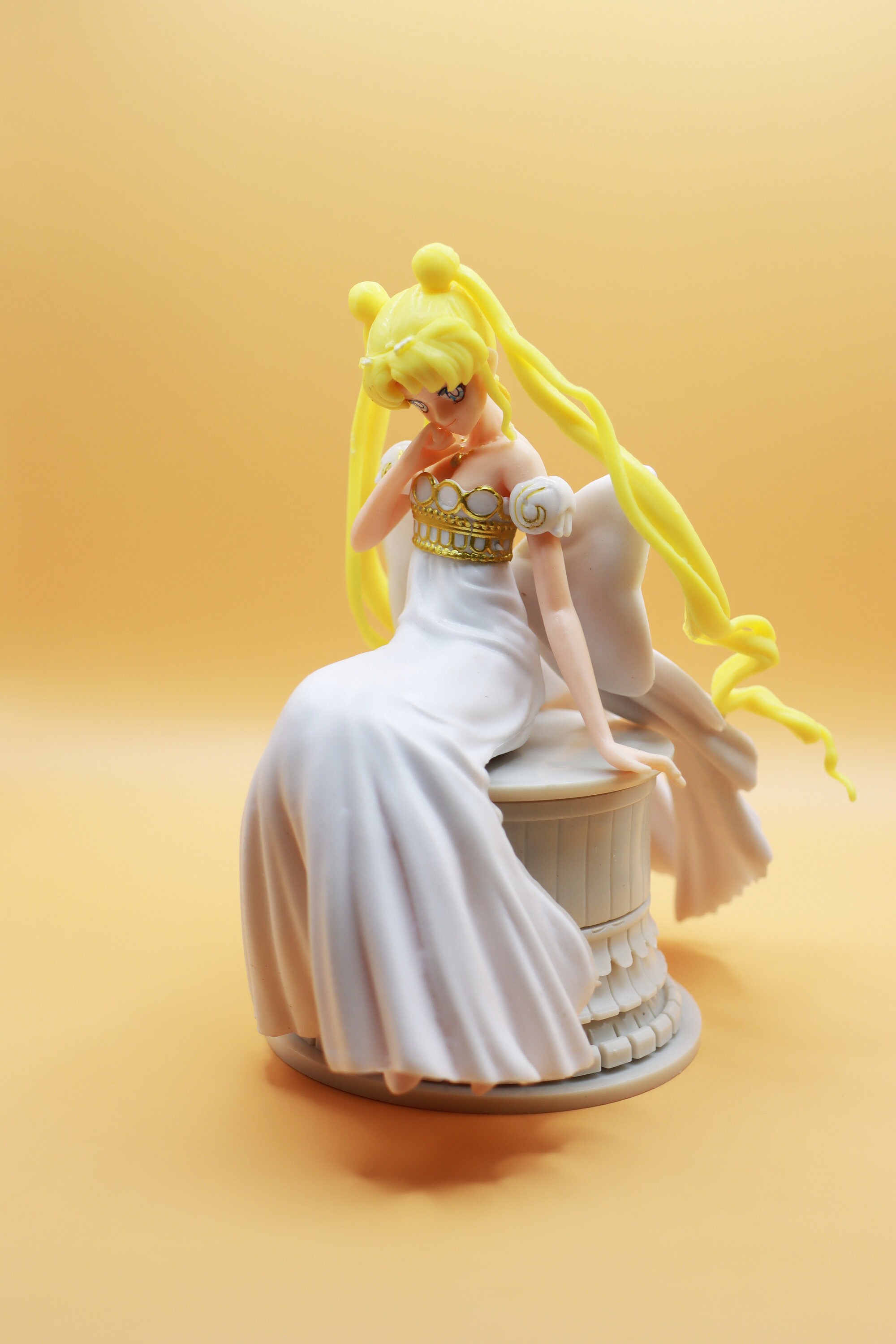 Miniature 3D Sitting Sailor Moon Figurines Sailor Moon Inspired