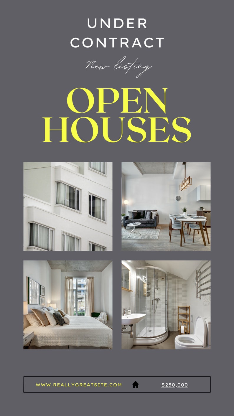 Real Estate Under Contract Template Etsy