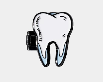 Tooth Fairy, folding enamel pin
