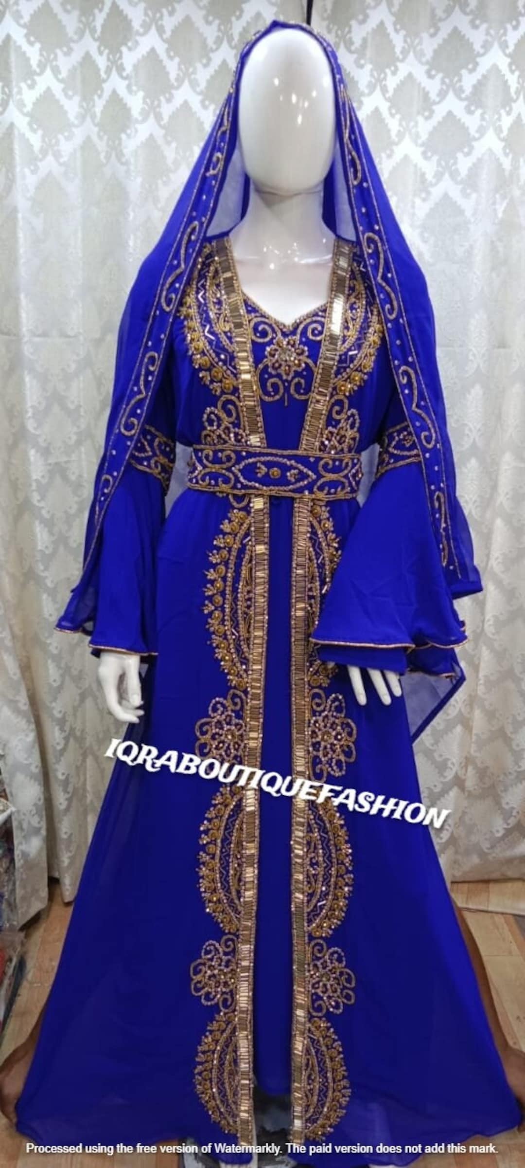 Designer Farasha Haute Coutre Dubai Kaftan