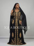 Moroccan Kaftan Wedding Dress, Gold Embroidered Abaya, Dubai Kaftan Women, Islamic Nikkah Gown, Plus Size Modest Clothing, Henna Party, EID product logo