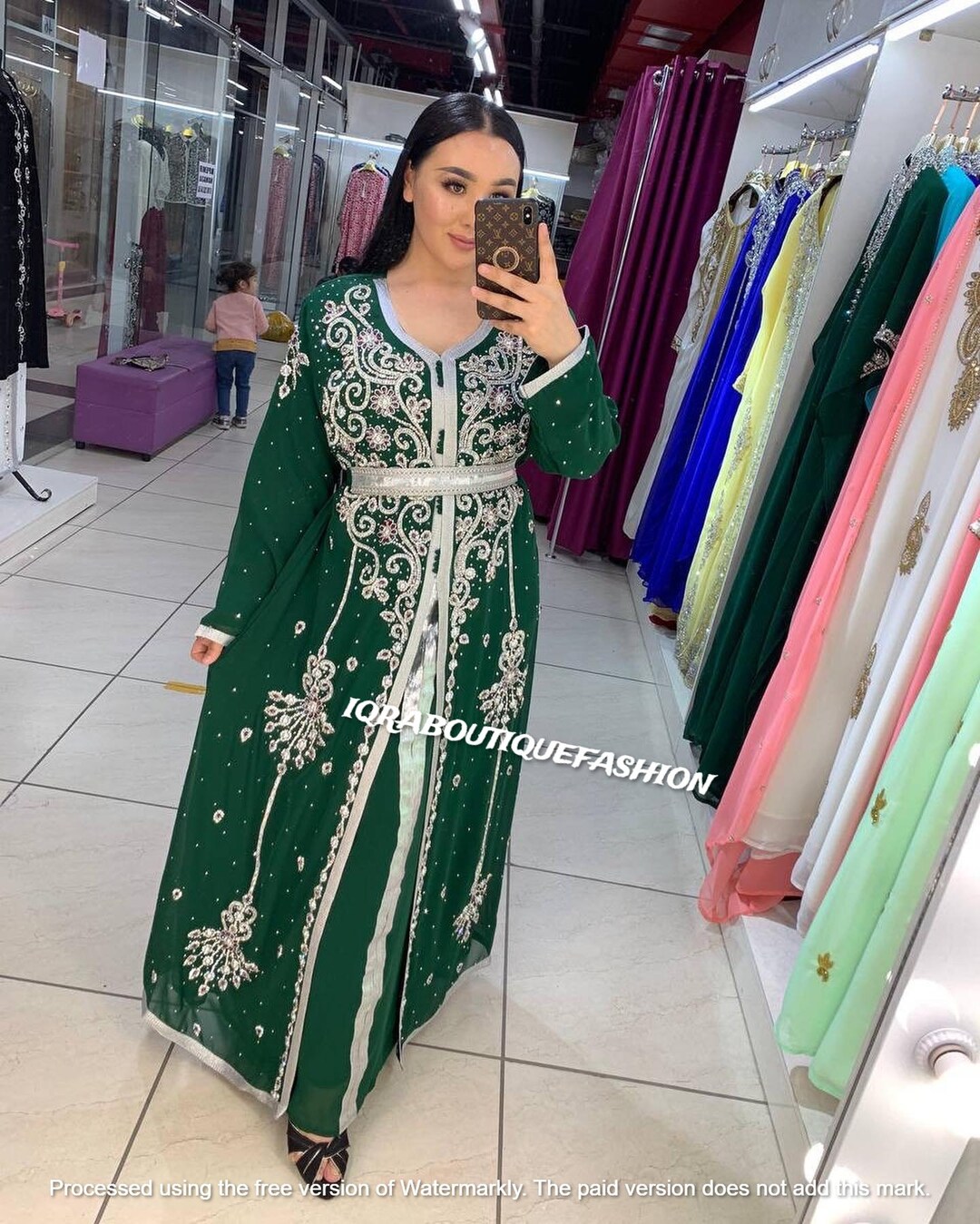 New Royal Islamic Modern Velvet Elegant Dubai Moroccan Caftan - Etsy