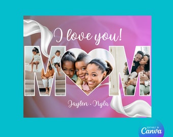 Mama Muttertag Bild Canva Vorlage