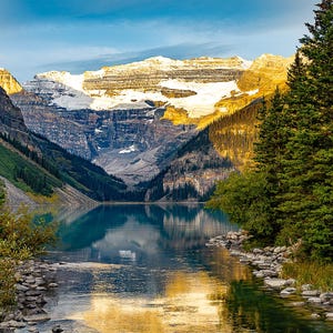 Lake Louise Sunrise Photography Print: Banff National Park (Digital Download)