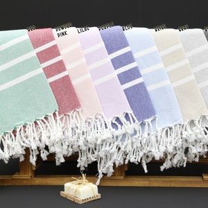 Personalized Gift, Tea Towel, Turkish Hand Towel, Bridal Party Favors, Kitchen Towel, Face Towel, Bathroom Decor, Gifts For Couples,