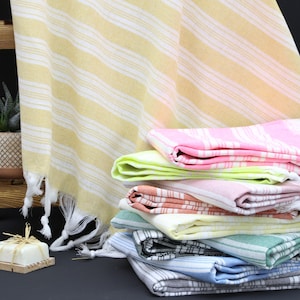 Personalized Turkish Towel, Beach Towel, Thin Towel, Wedding Favors, Bridal Party Favors, Custom Embroidery Towel, Towel for Girls Trip