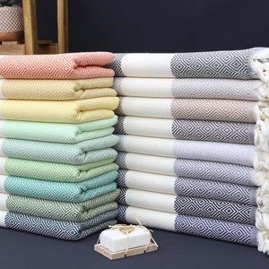 Turkish Towel, Wholesale Towel, Personalized Gift, Ultra Soft Beach and Bath Towel, Beach Size And Hand Size Towel, Wedding Gift Towel