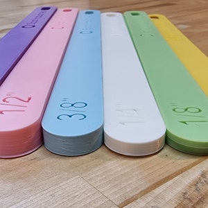 12in XL Dough Stick Pairs. Perfect Height Every Time With Our Eco-Friendly XL Dough Stick Set