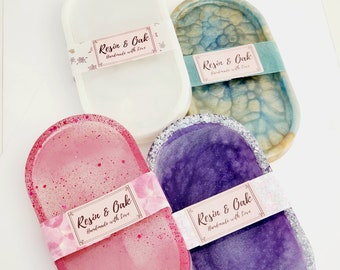 Resin Trinket Tray, Home Organizer, Decor Resin Trinket Tray